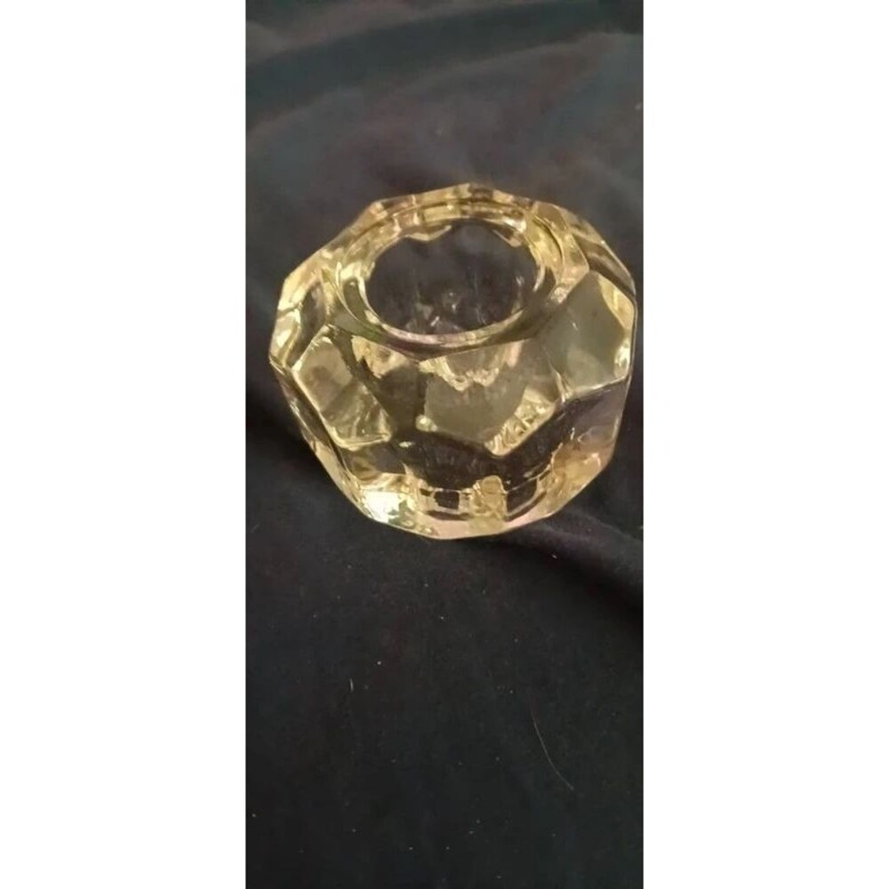 Crystal candle holder